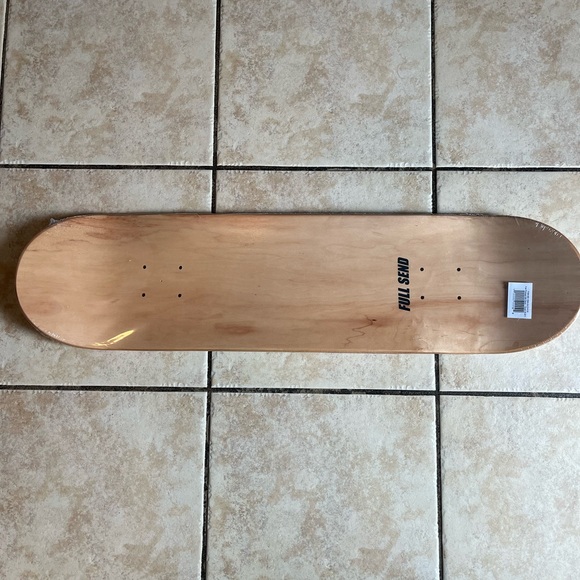 Full Send Foil Printed Skateboard Deck - Picture 2 of 4